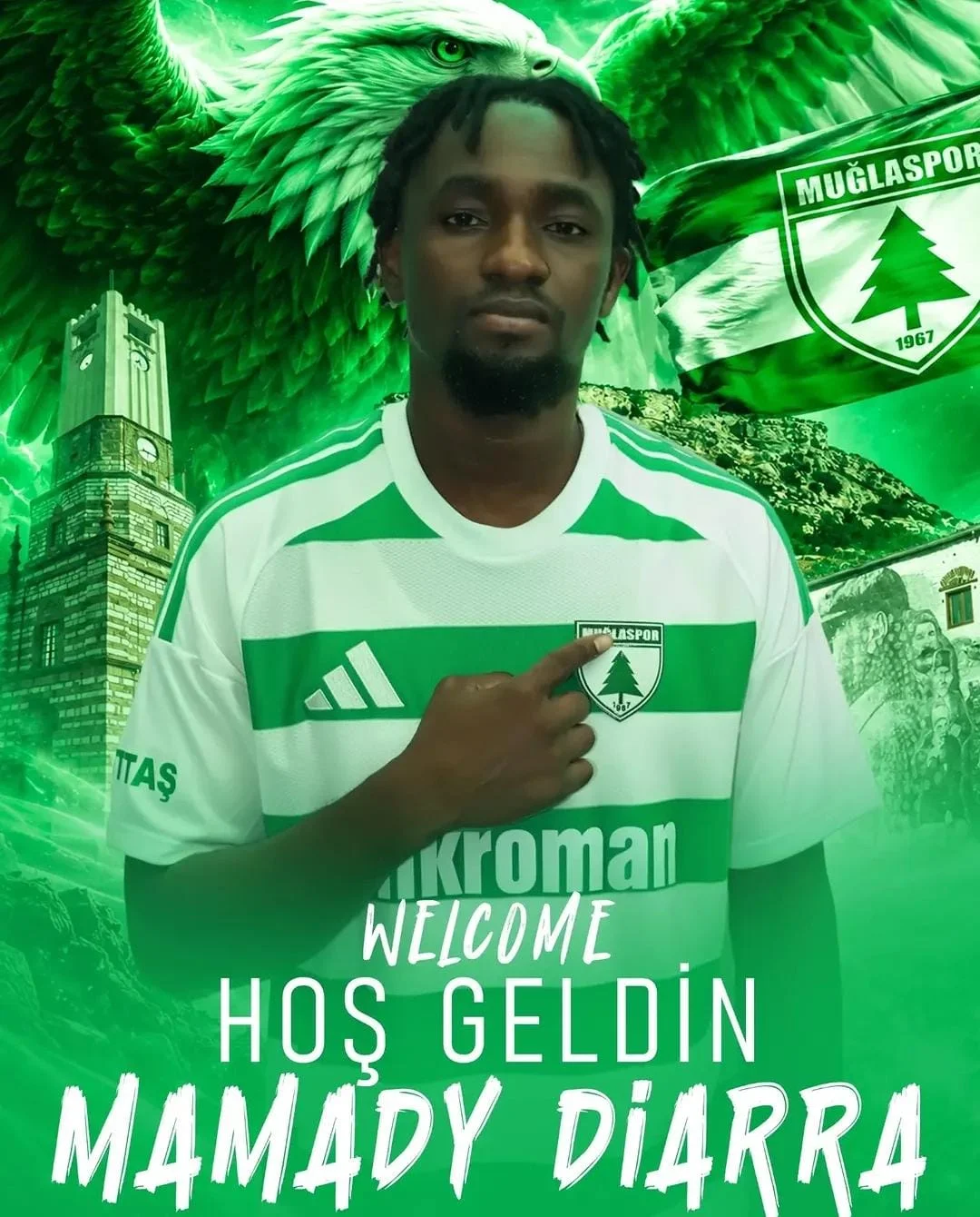 Muğlaspor, Malili Sağ Kanat Mamady Diarra ile Sözleşme İmzaladı