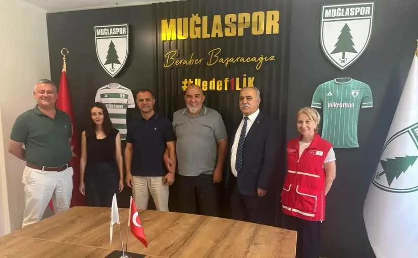 Muğlaspor’a Türk Kızılay Muğla Şubesi’nden Ziyaret