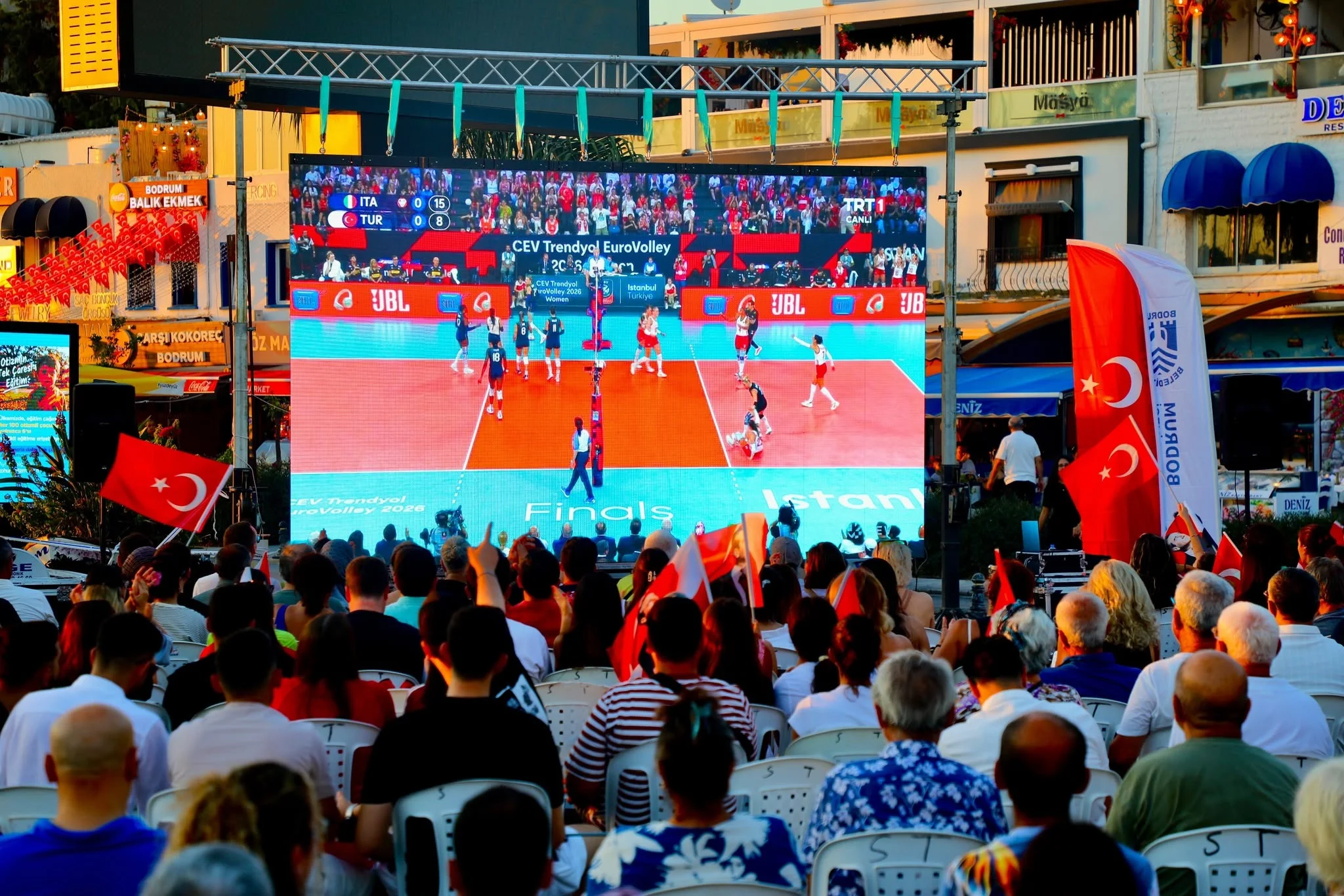 Bodrum’da Filenin Sultanları’nın Avrupa Şampiyonluğu Coşkusu!