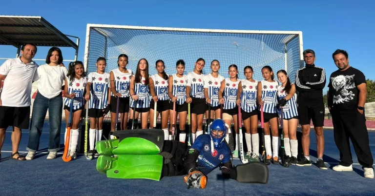 Muğla İl Karması U14 Kız Hokey Takımı Türkiye 5’incisi