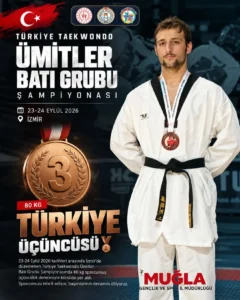 Semih Karabacak’tan Taekwondoda Türkiye Üçüncülüğü