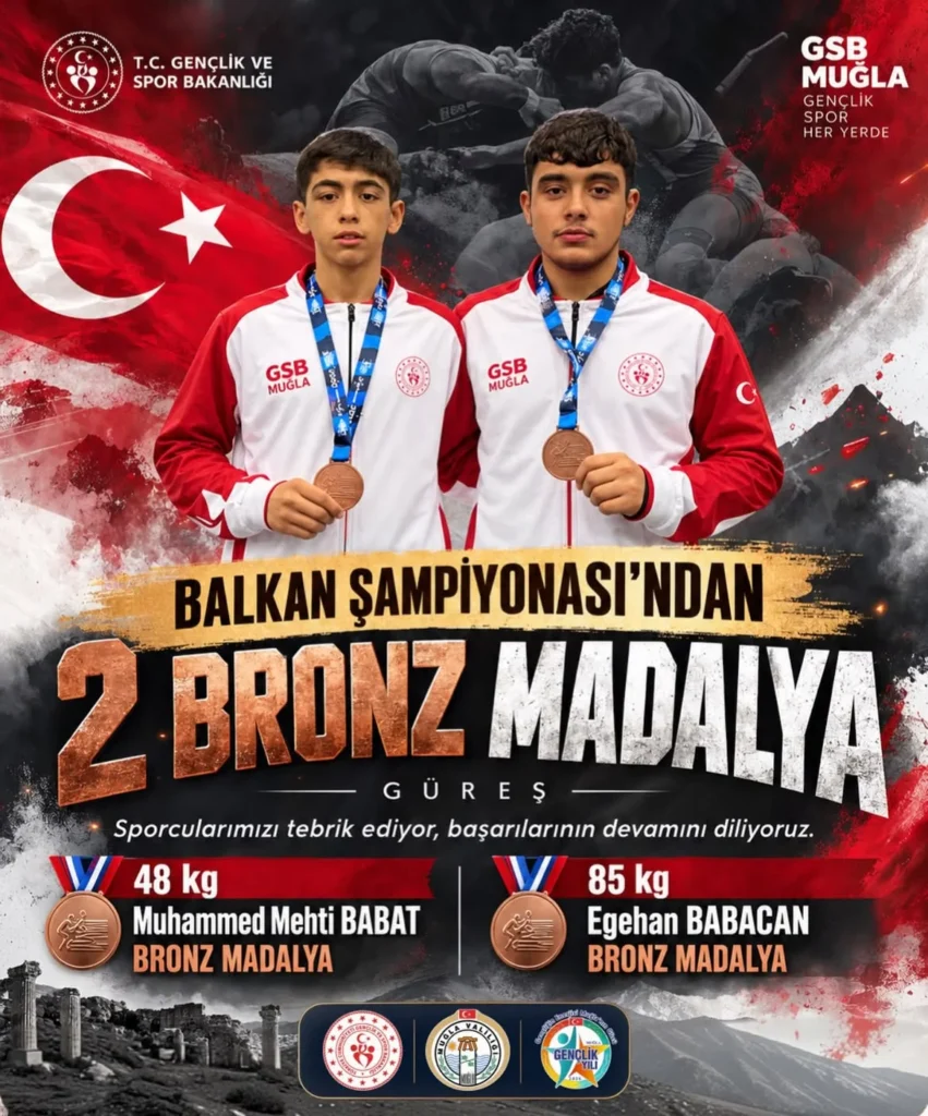 Milaslı Güreşçiler Balkan Şampiyonası’nda 2 Bronz Madalya!